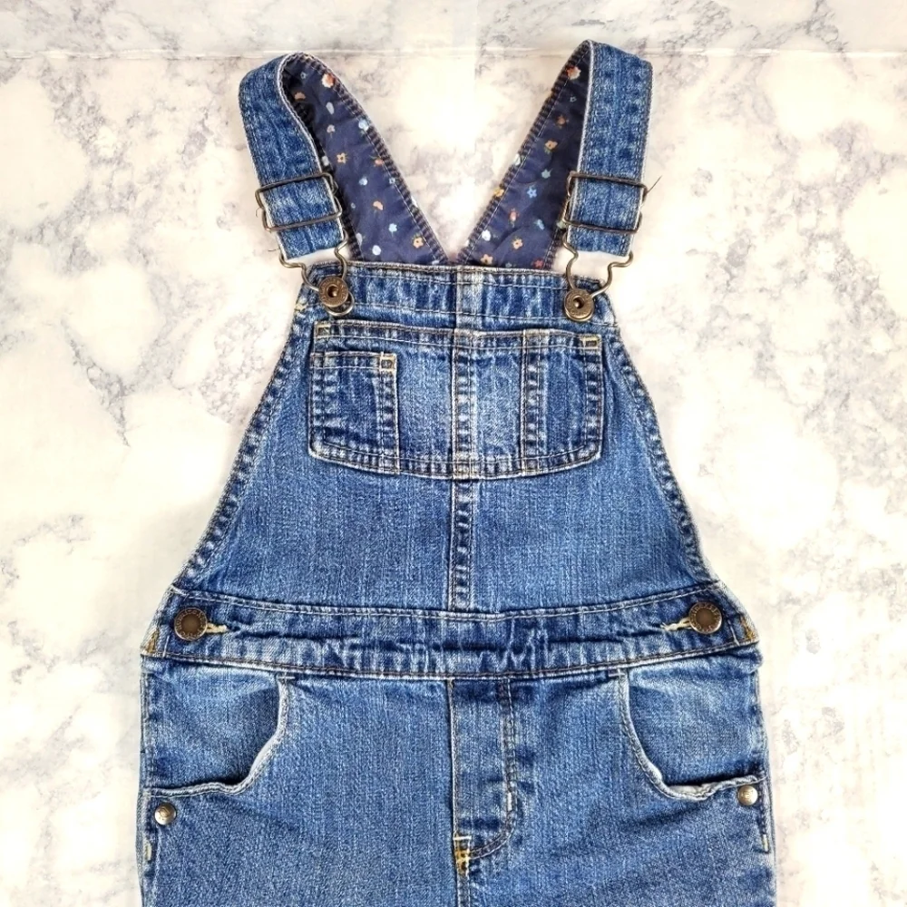 Osh Kosh Overalls‎ 3T Genuine Kids Blue  Button Sides